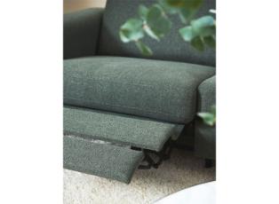Visby sofa med open end og 1 stk. el-recliner